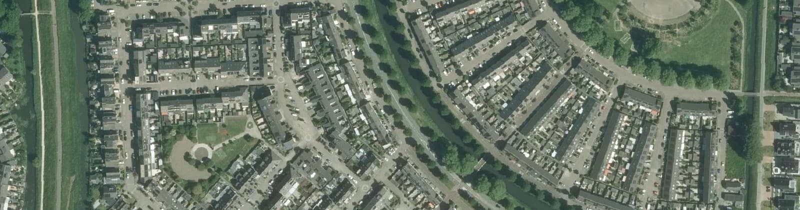 Luchtfoto van Maaswijk-Zuidwest