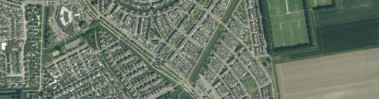 Luchtfoto van Maaswijk-Zuidoost
