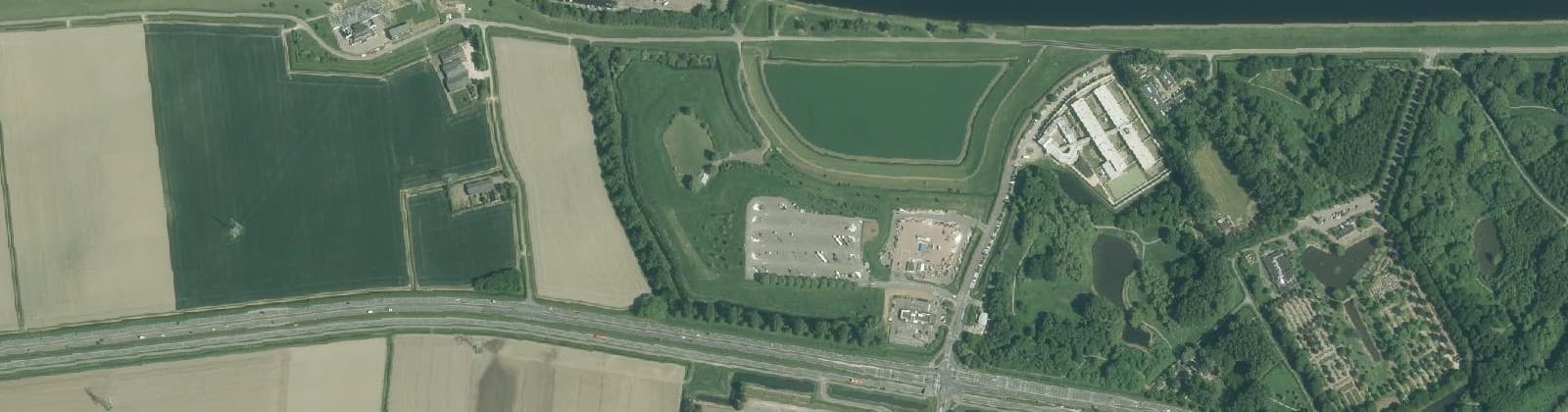 Luchtfoto van Markenburg