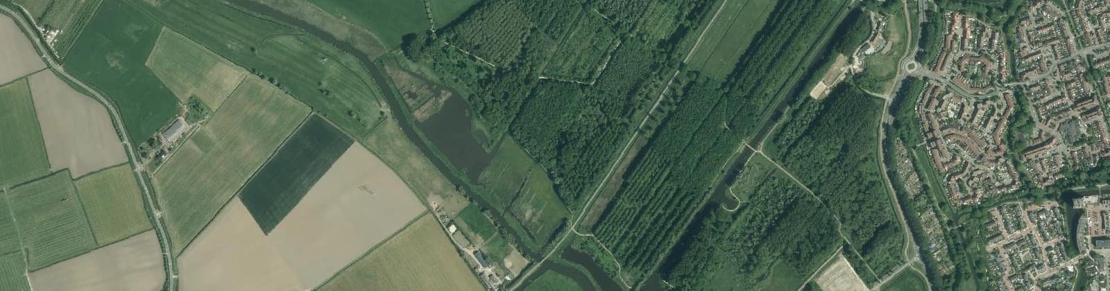 Luchtfoto van Westrand