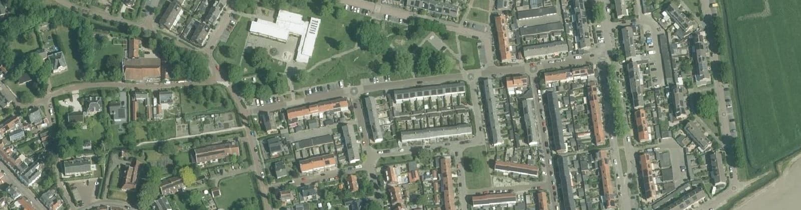 Luchtfoto van Geervliet-Noordoost