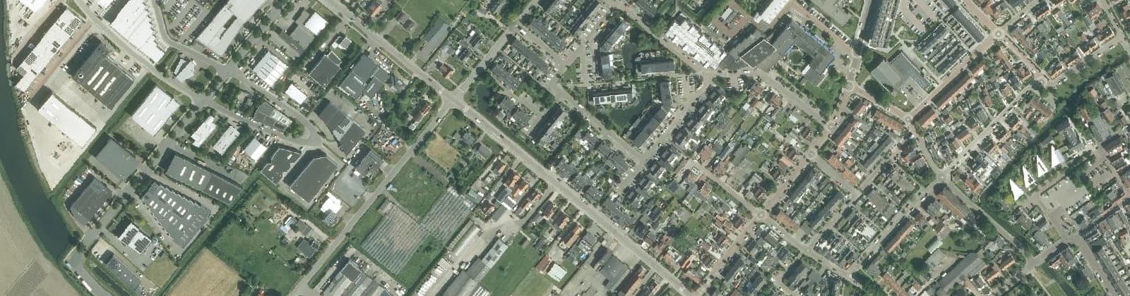 Luchtfoto van Harregat