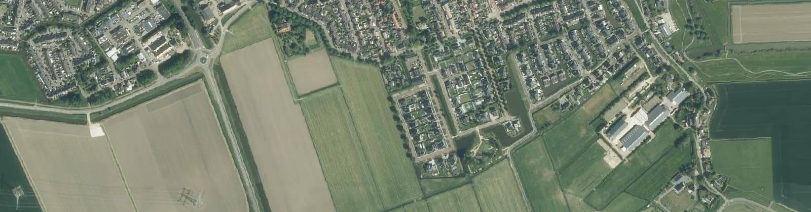 Luchtfoto van Hekelingen-Dorp
