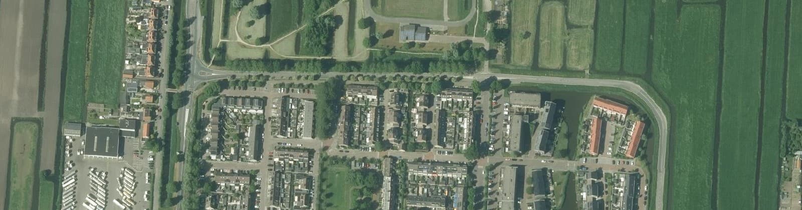 Luchtfoto van Tiendhoek