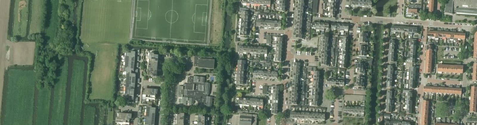 Luchtfoto van Lekkerkerk-Oost