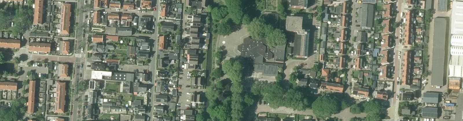 Luchtfoto van Koninginnenbuurt