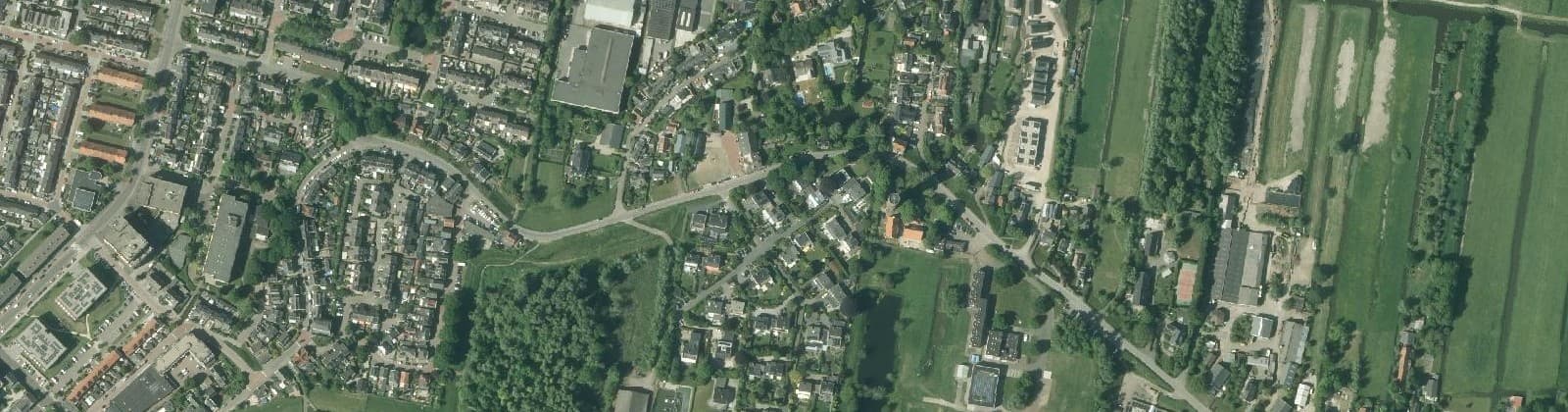 Luchtfoto van Krimpen-Oost