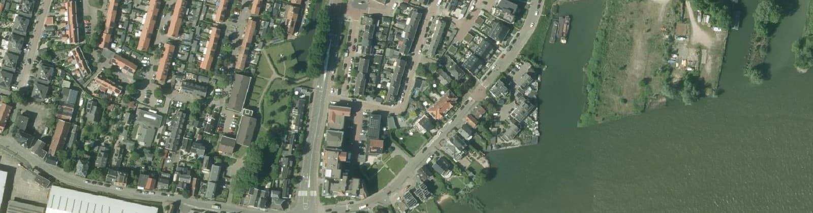 Luchtfoto van Krimpen Centrum