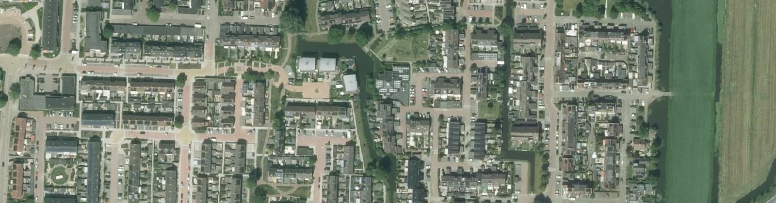 Luchtfoto van Uitbreiding Dorp