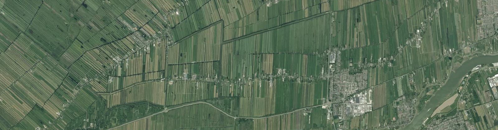 Luchtfoto van Benedenberg en Zuidbroek