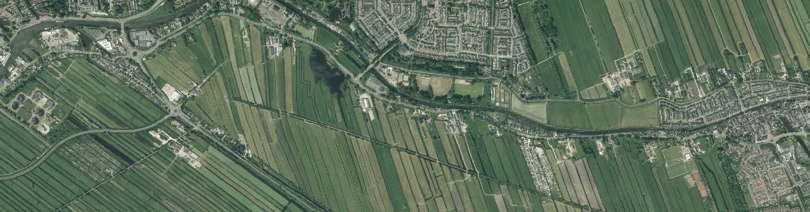 Luchtfoto van Beneden-Haastrecht