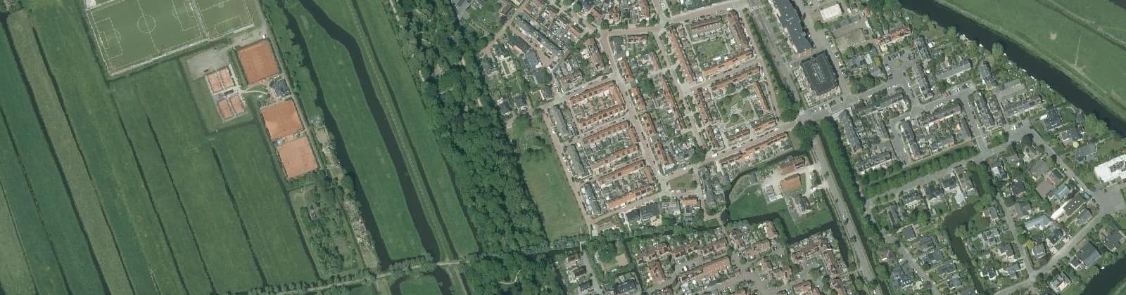 Luchtfoto van Agterpoort
