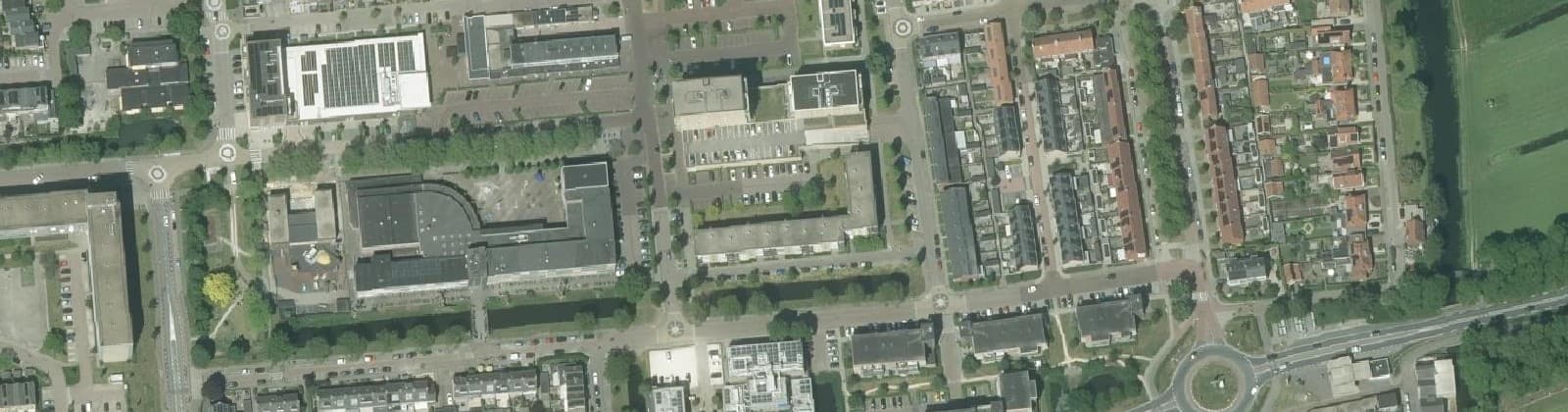 Luchtfoto van Schoonhoven-Noord