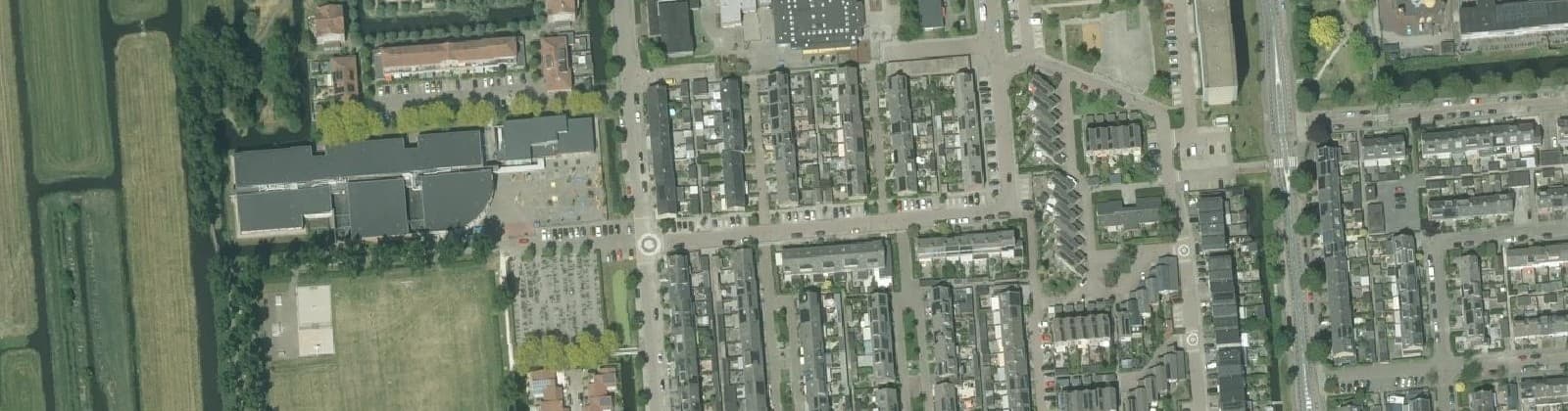 Luchtfoto van Schoonhoven-West