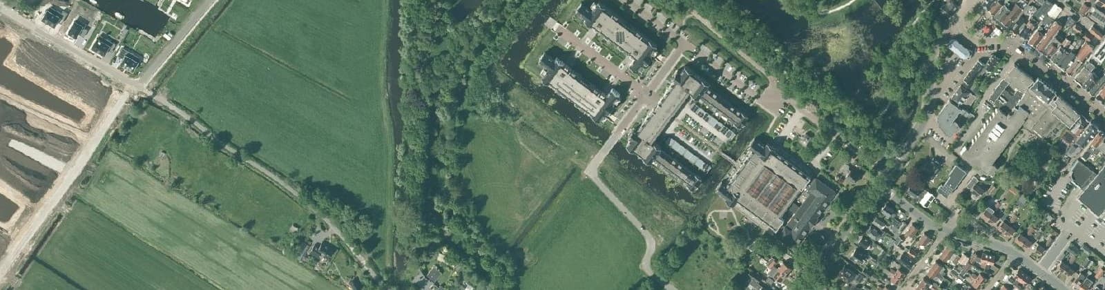 Luchtfoto van Joure, Jonkersland
