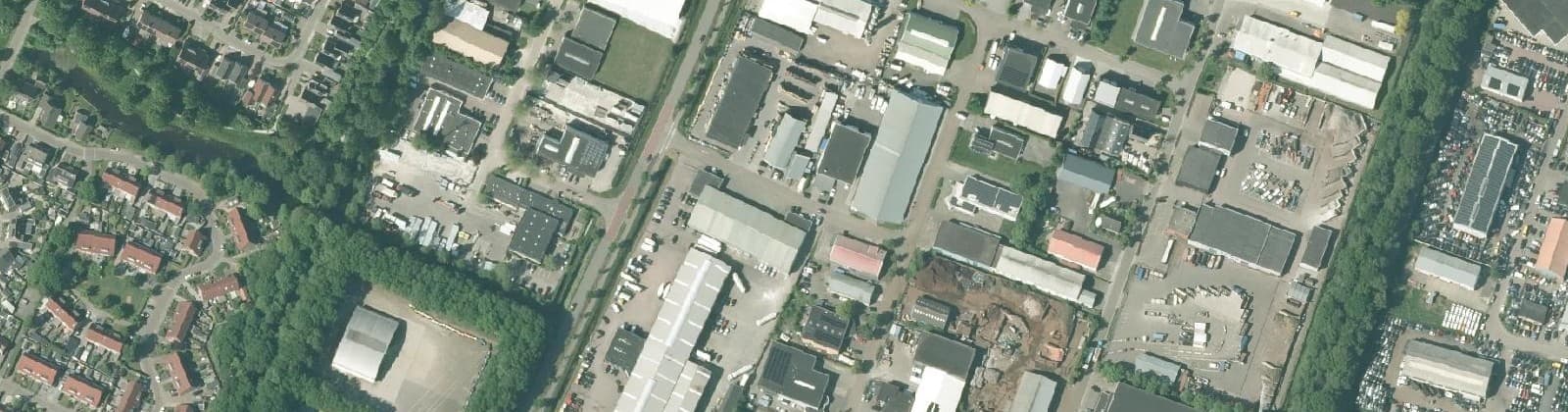 Luchtfoto van Joure, Sewei/De Ekers
