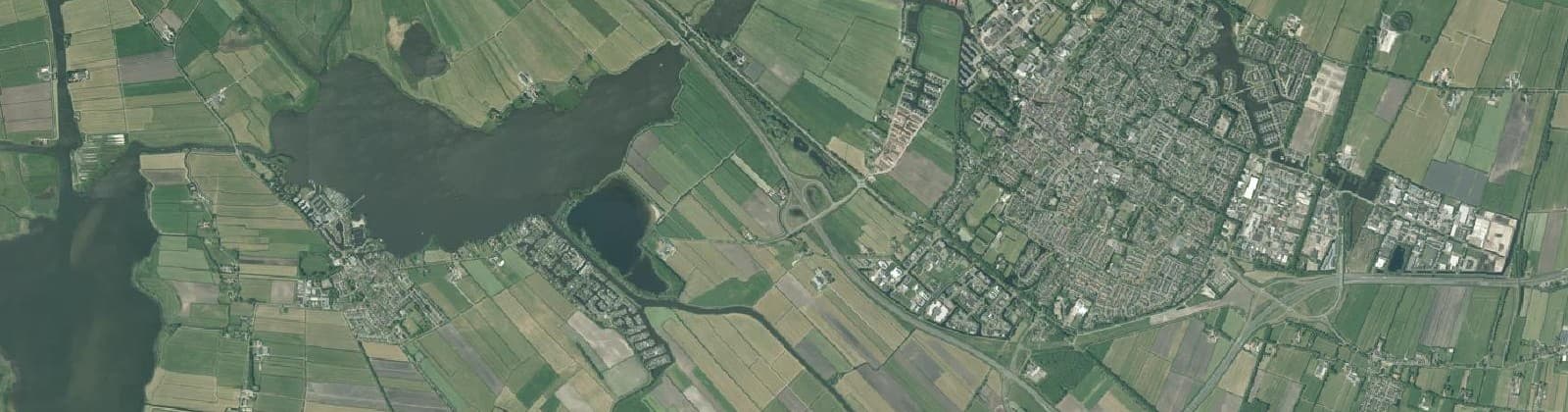 Luchtfoto van Joure, Woudfennen