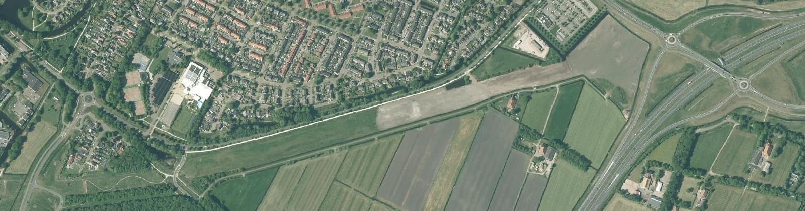 Luchtfoto van Joure, Zuiderveld