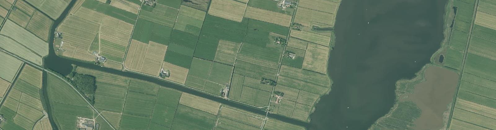 Luchtfoto van Lemmer-Buitengebied