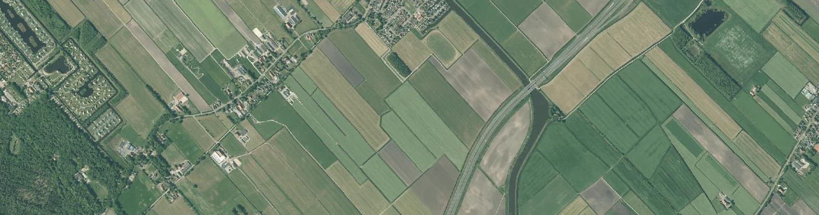 Luchtfoto van Scharsterbrug