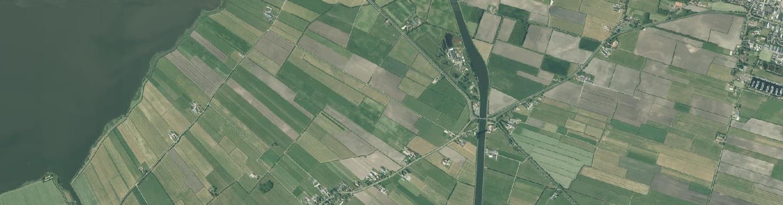Luchtfoto van Tjerkgaast