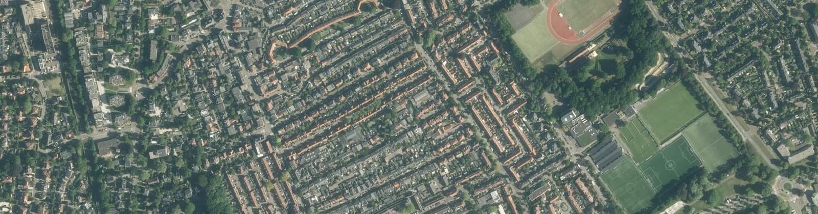 Luchtfoto van Bijlstraat