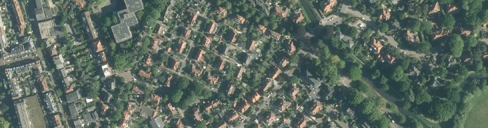 Luchtfoto van Vondellaan