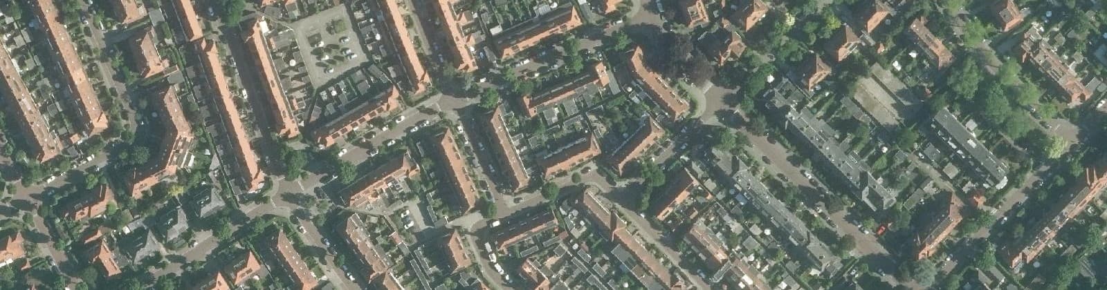 Luchtfoto van Godelindebuurt