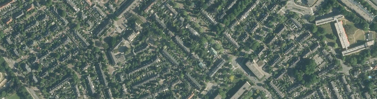 Luchtfoto van Bloemenbuurt