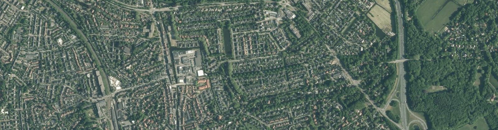 Luchtfoto van Rembrandtpark