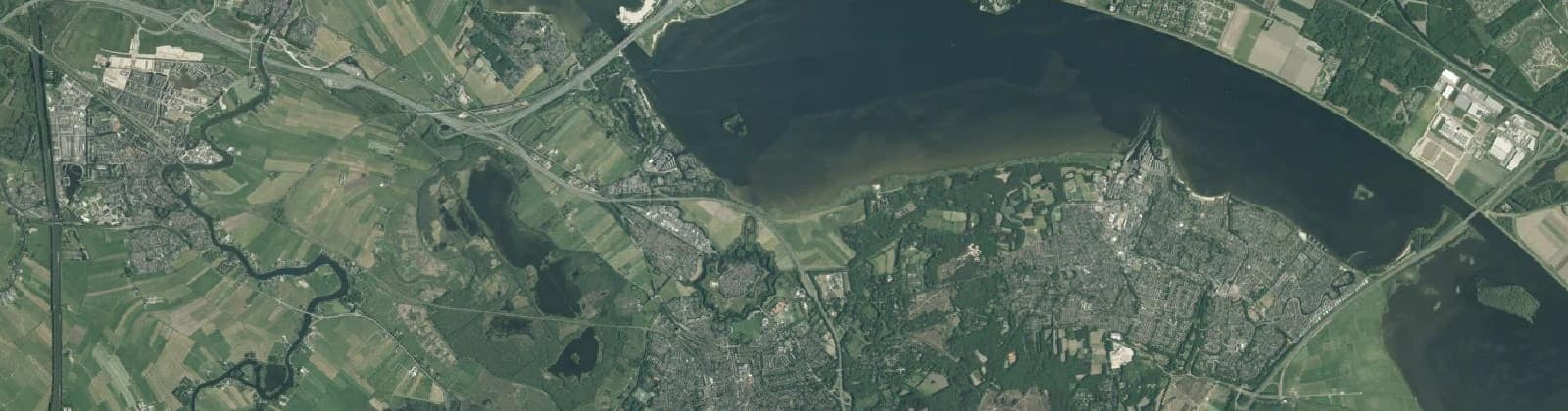 Luchtfoto van Valkeveen