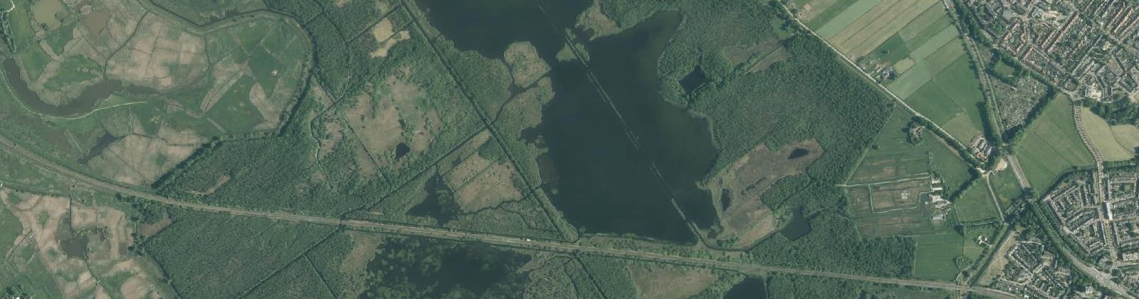 Luchtfoto van Naardermeer
