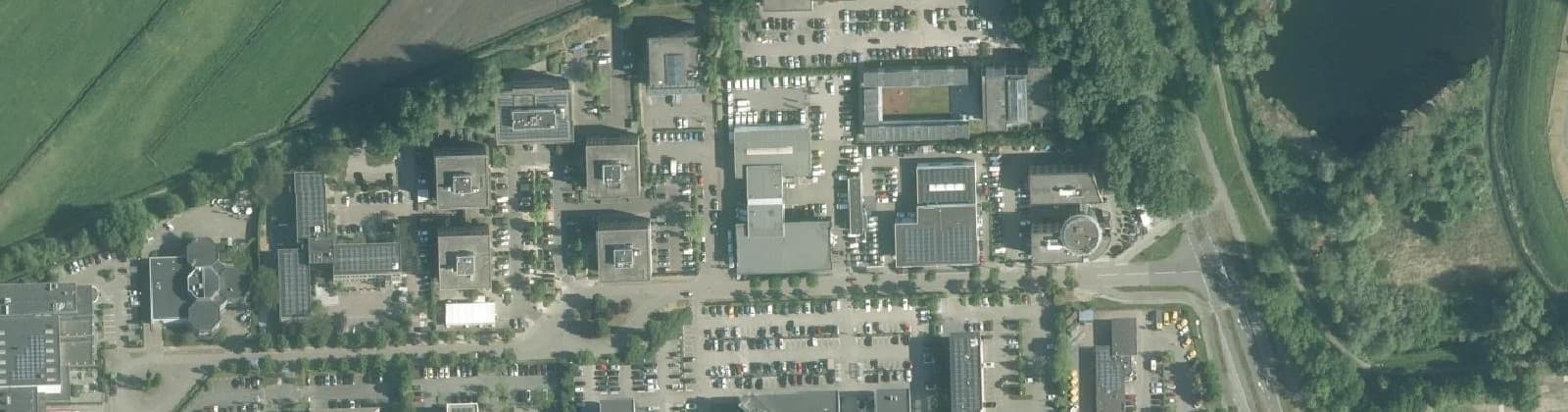 Luchtfoto van Bedrijvenpark Gooimeer-Noord