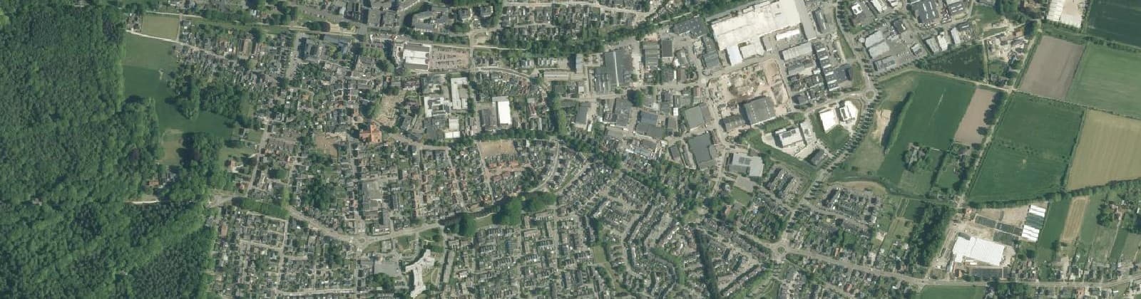 Luchtfoto van Groesbeek Centrum-Zuid