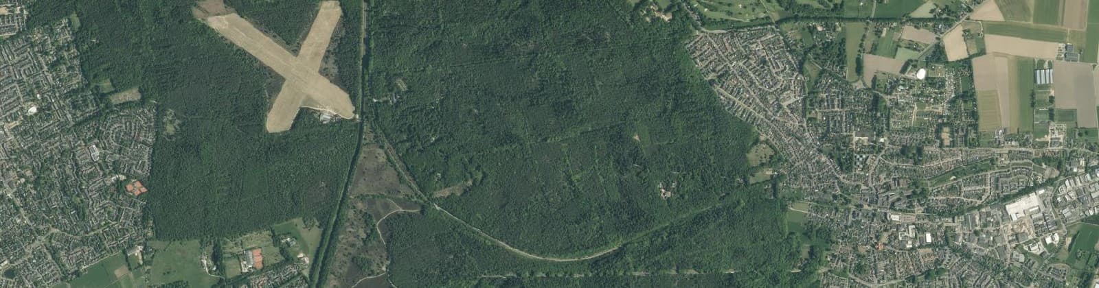 Luchtfoto van Buitengebied Groesbeek-Midden-West