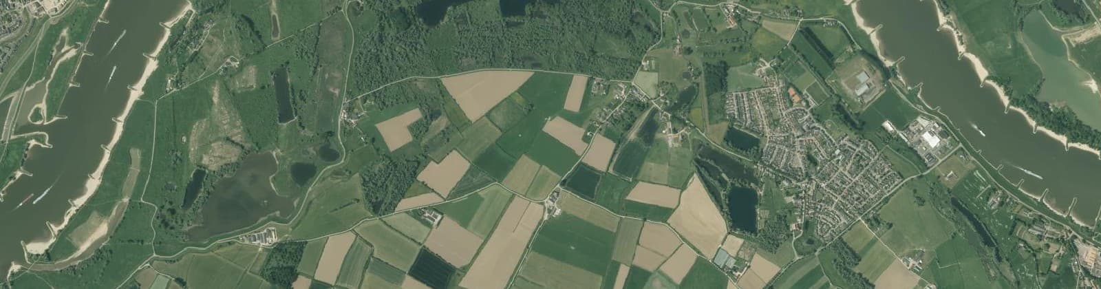 Luchtfoto van Buitengebied Ooij