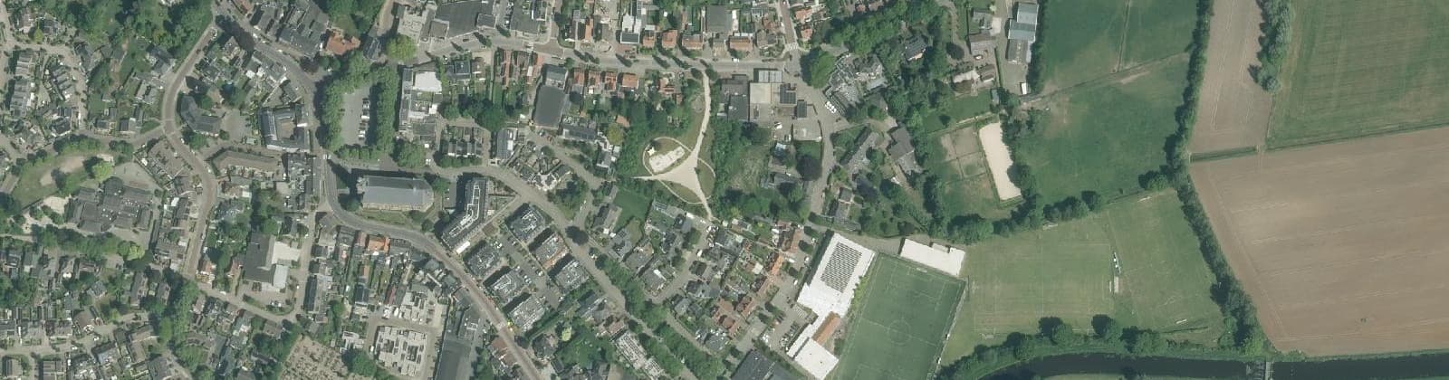 Luchtfoto van Erp Centrum