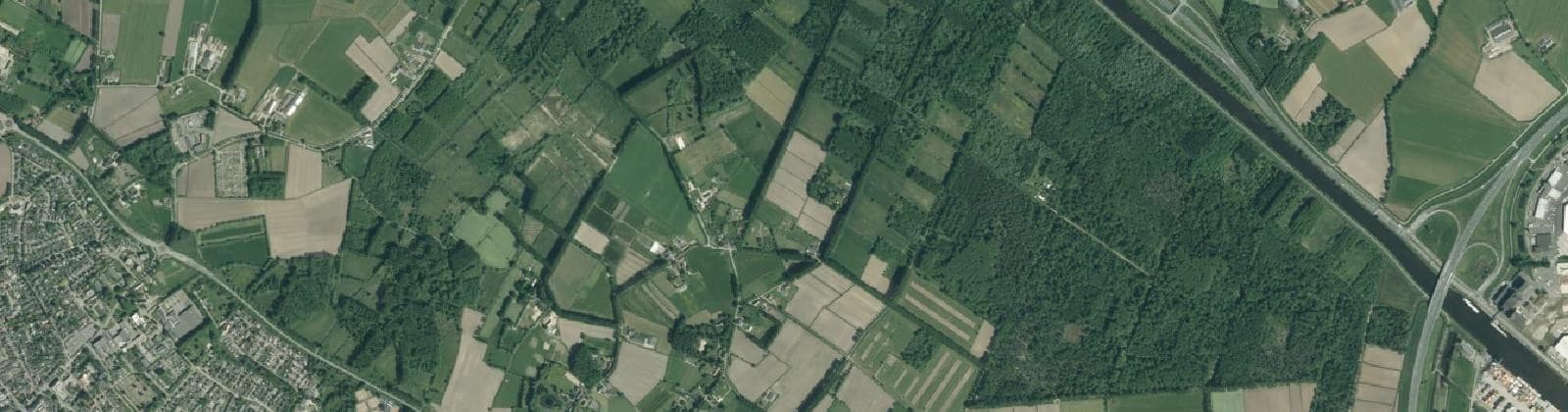 Luchtfoto van Buitengebied Broekkant