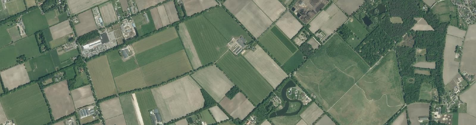 Luchtfoto van Buitengebied Vlagheide