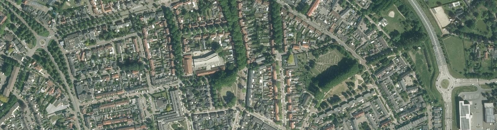 Luchtfoto van Hoevenbraak