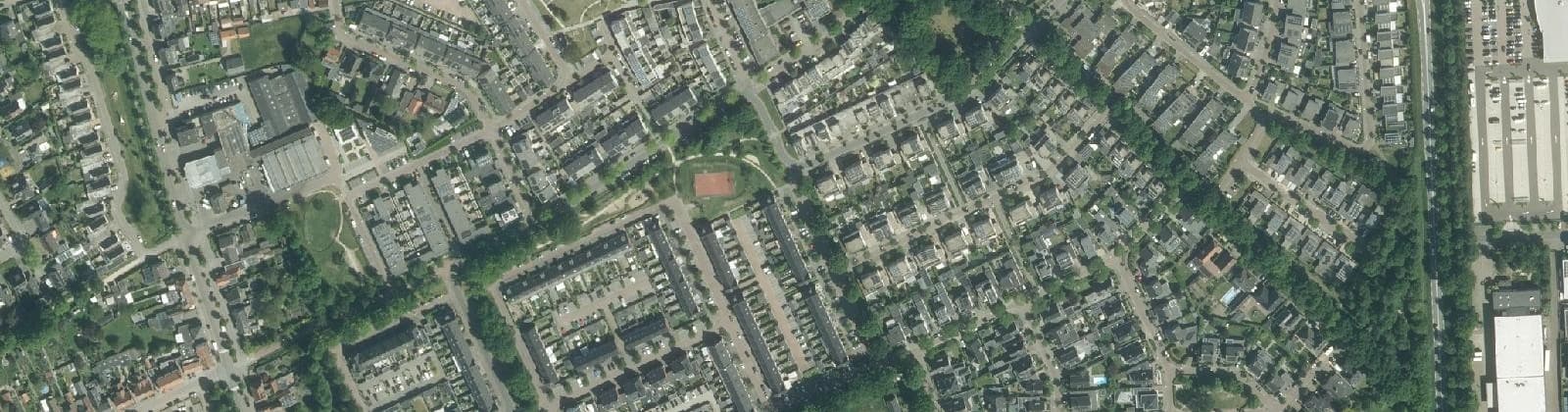 Luchtfoto van Hulzebraak
