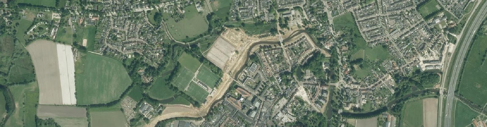 Luchtfoto van Sint-Oedenrode Centrum Noord