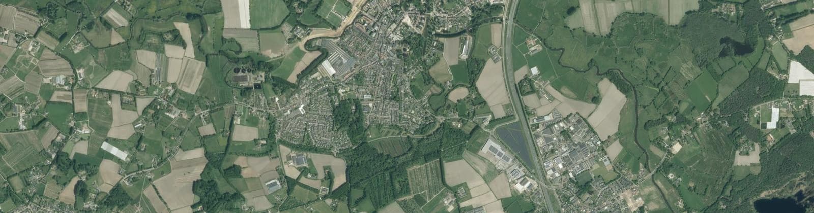 Luchtfoto van Sint-Oedenrode Centrum Zuid