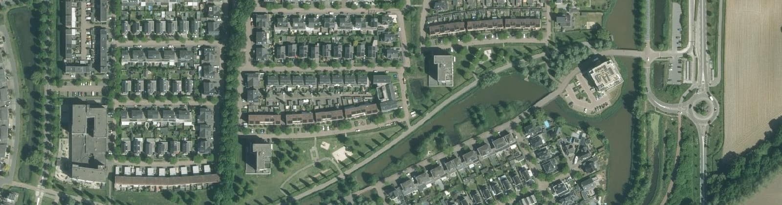 Luchtfoto van 't Ven Oost