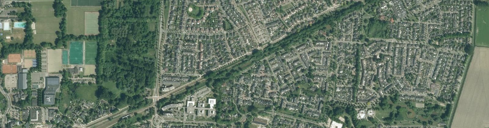 Luchtfoto van Heibunders