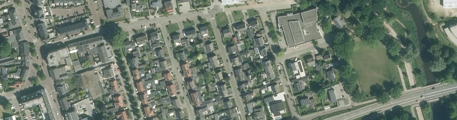 Luchtfoto van Hoogeinde