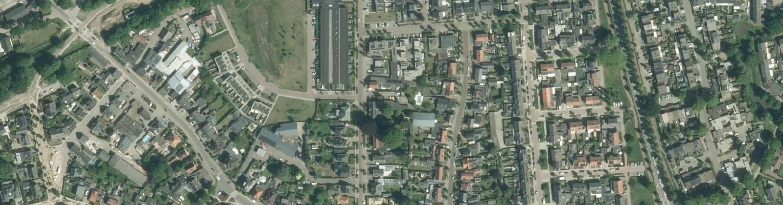 Luchtfoto van Koolenkampen en Iepenlaan