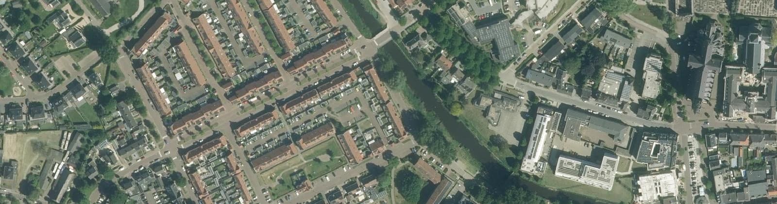 Luchtfoto van Oranjewijk en Dorsveld