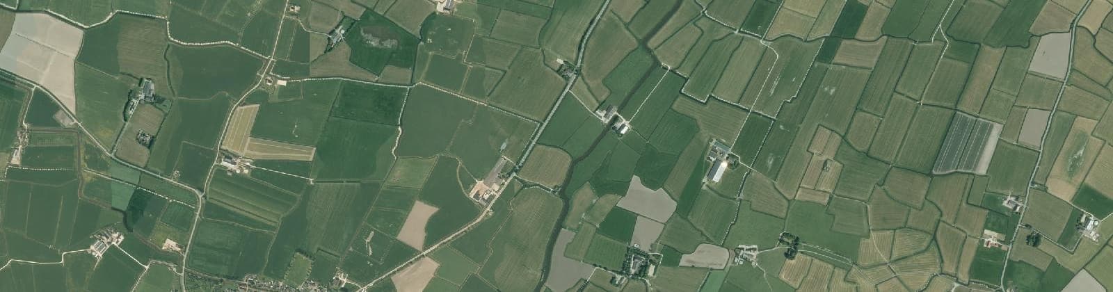 Luchtfoto van Buitengebied Achlum