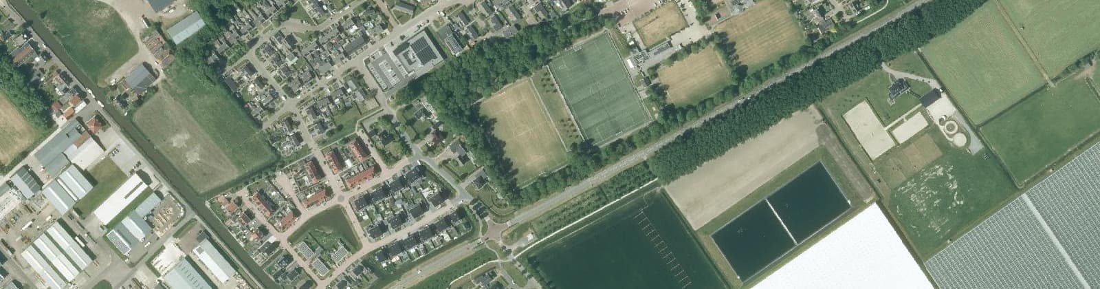 Luchtfoto van Berltsum Zuid